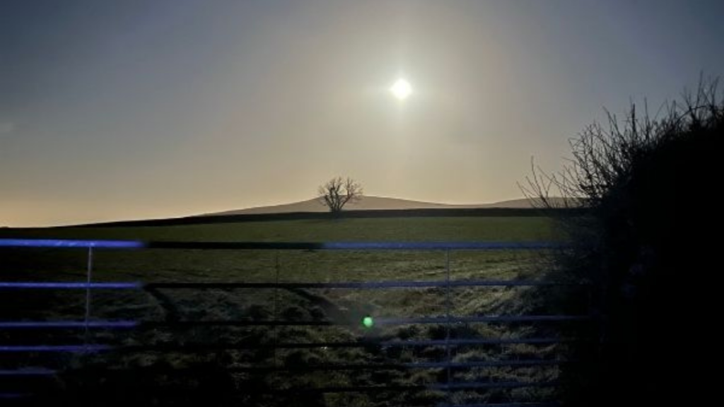 moonlight view of Dartmoor