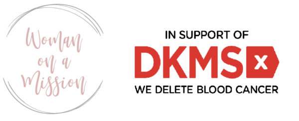 womanonamission supporting dkms text