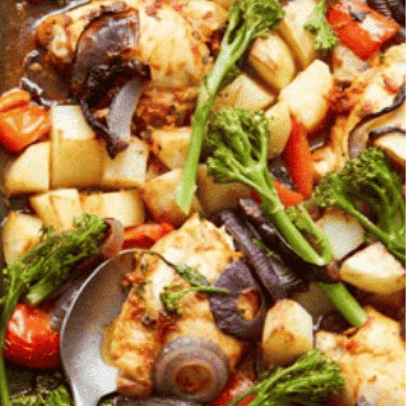 super simple family recipe - chicken traybake